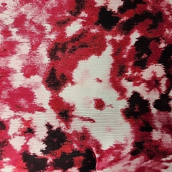 Anne Klein Size 12 NEW Sleeveless Split Neck with Tie Blouse Pink Floral NWT - Picture 4 of 5